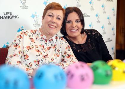 Lotto winners Polly and lolly