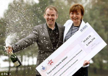 Mr and Mrs Kibler UK Lotto winners